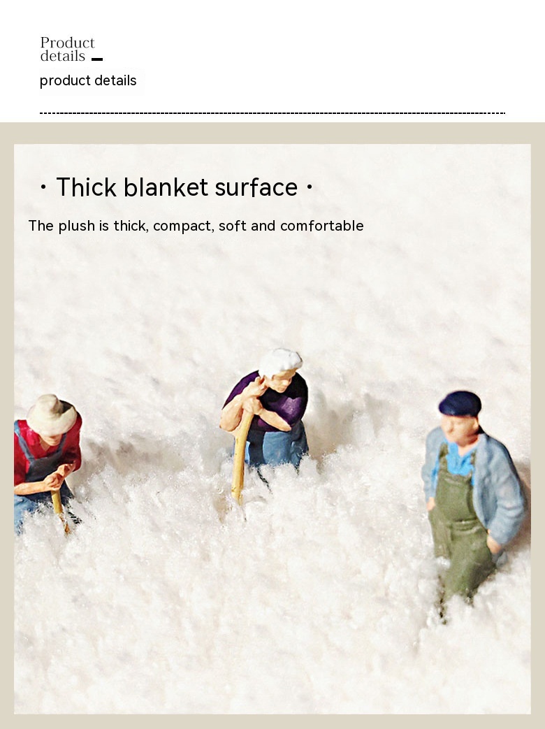 2401200300020322900 - Cartoon Carpet Wear-resistant Bedroom Bedside Blanket
