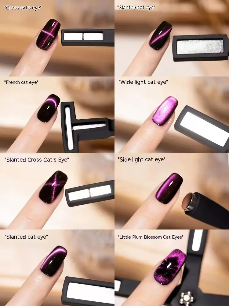 Cross-shaped Strong Magnet New Pattern Multi-functional Cat's Eye Manicure Implement