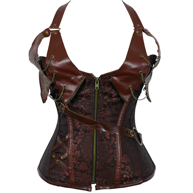 Title 4, Shapewear feminino minimalista Steampunk gótico...