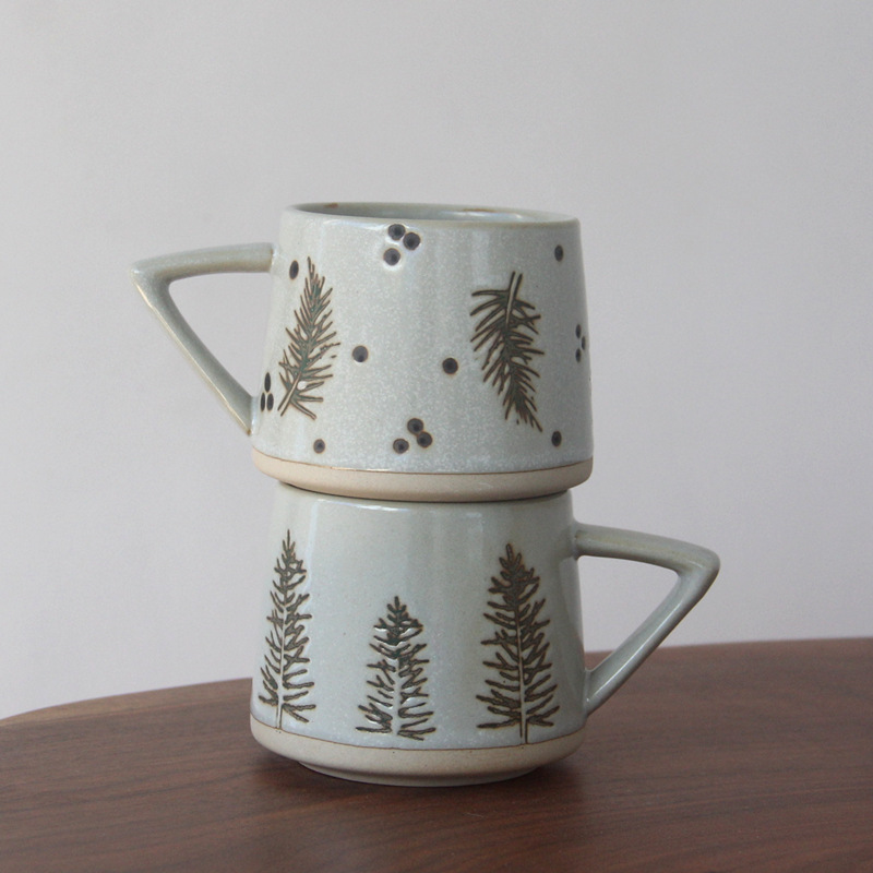 Title 8, Retro Ceramic Fambe Ear-hanging Coffee Cup