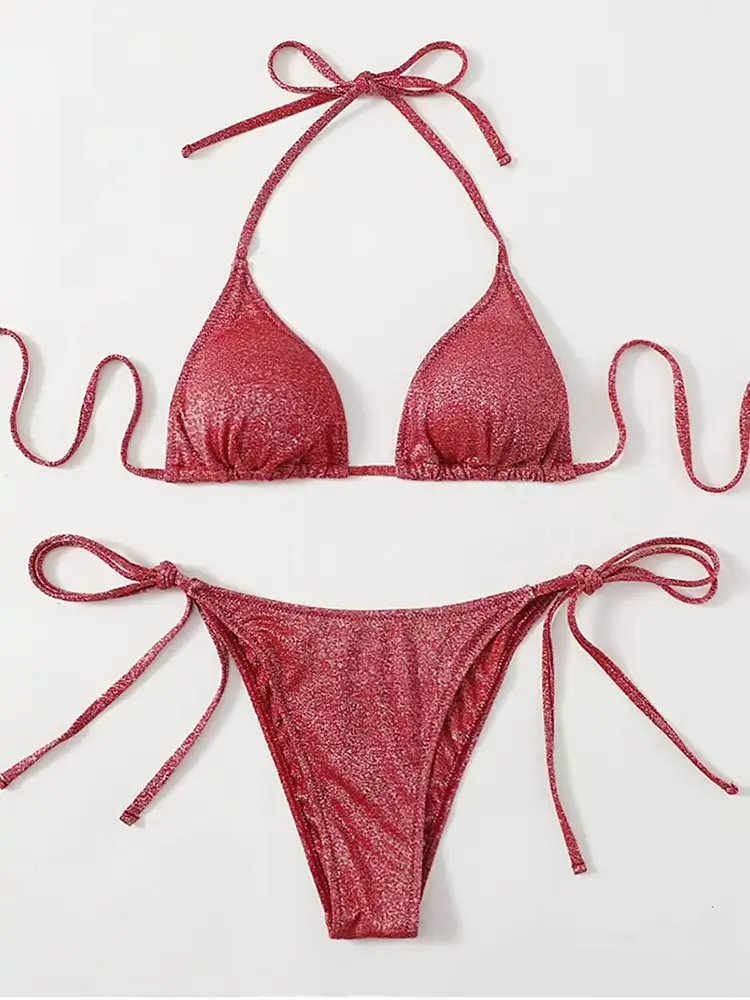 Fashion Bikini Split Bandage Swimsuit