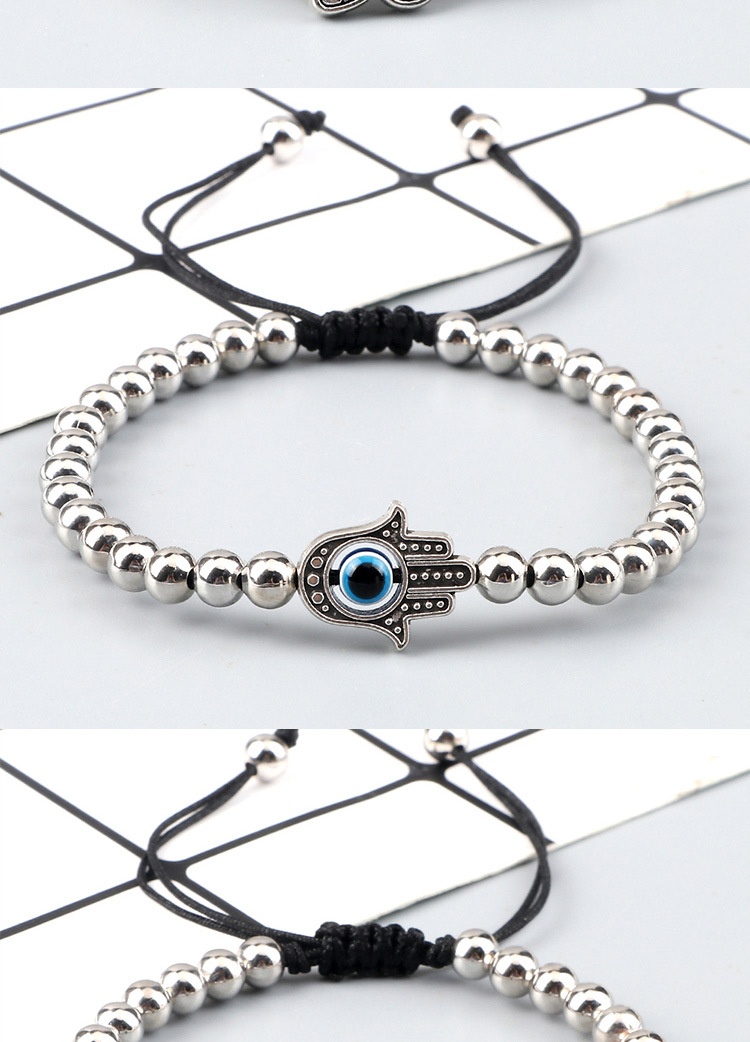 Beauty Simple Fashion 5mm Copper Bead Beaded Bracelet