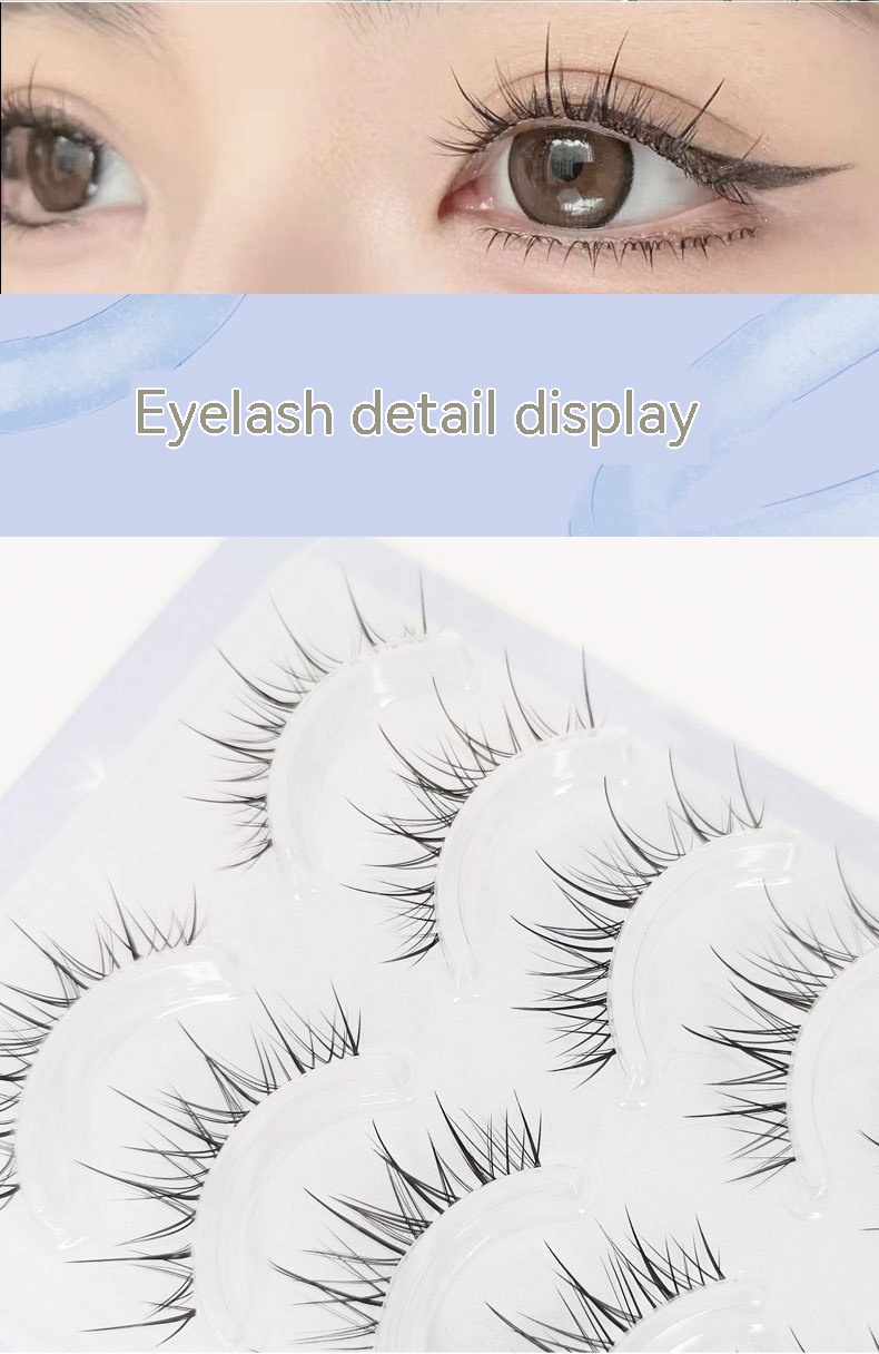 Little Devil Mixed Blood Feeling Eyelash One Piece Thin Sheer Root