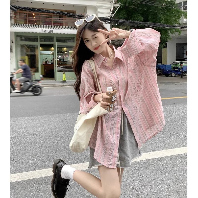 Lazy Style Long Sleeve Shirt Sun Protection Coat