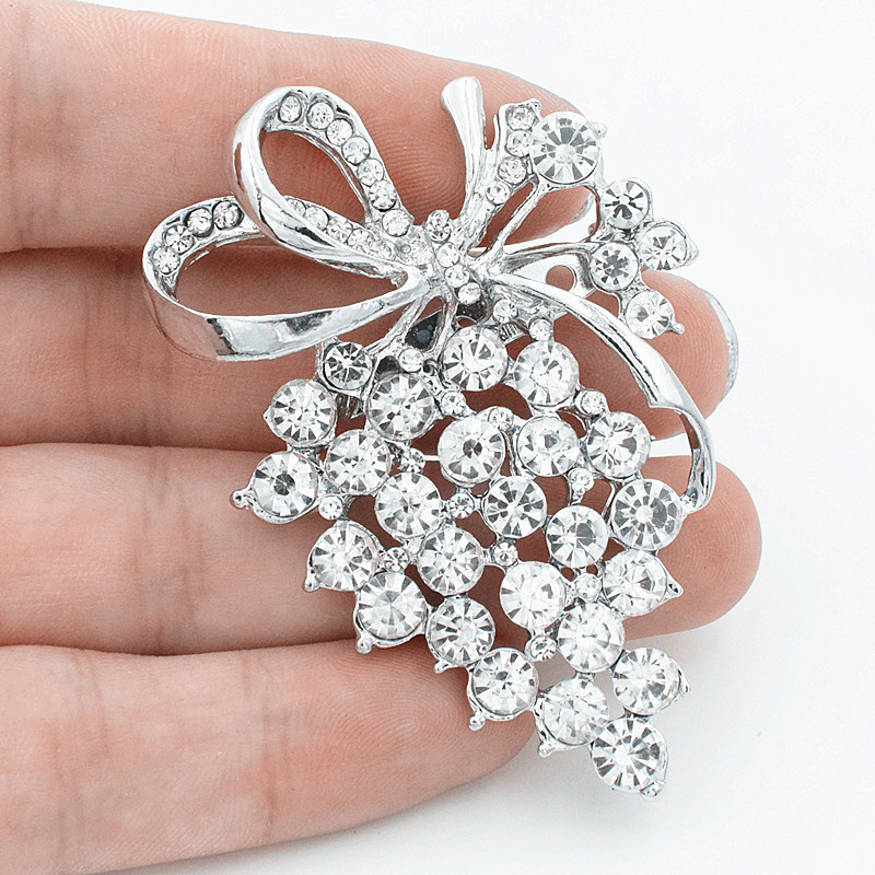 Women's Diamond Grape Brooch — foto 6