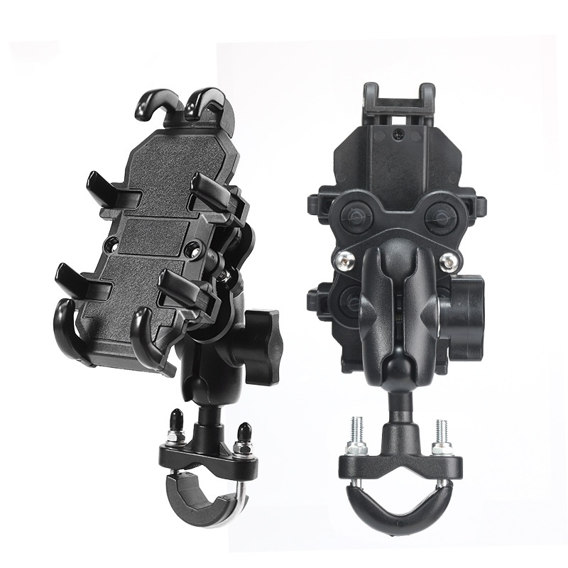 Motorcycle Shock Absorption Shockproof Mobile Phone Bracket Navigation Eight Claw - Image 3