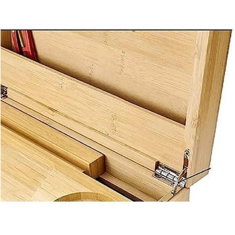 Title 5, Large Combination Lock Bamboo Password Box