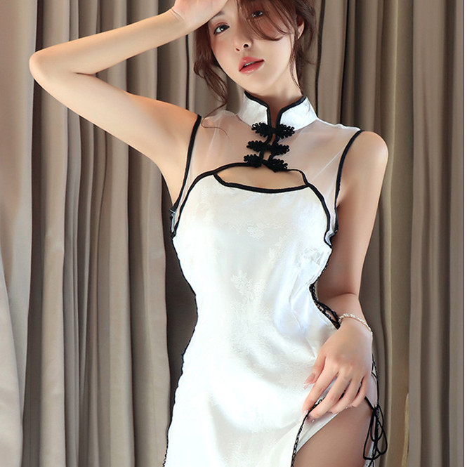 Vintage Mesh Female Cheongsam 6