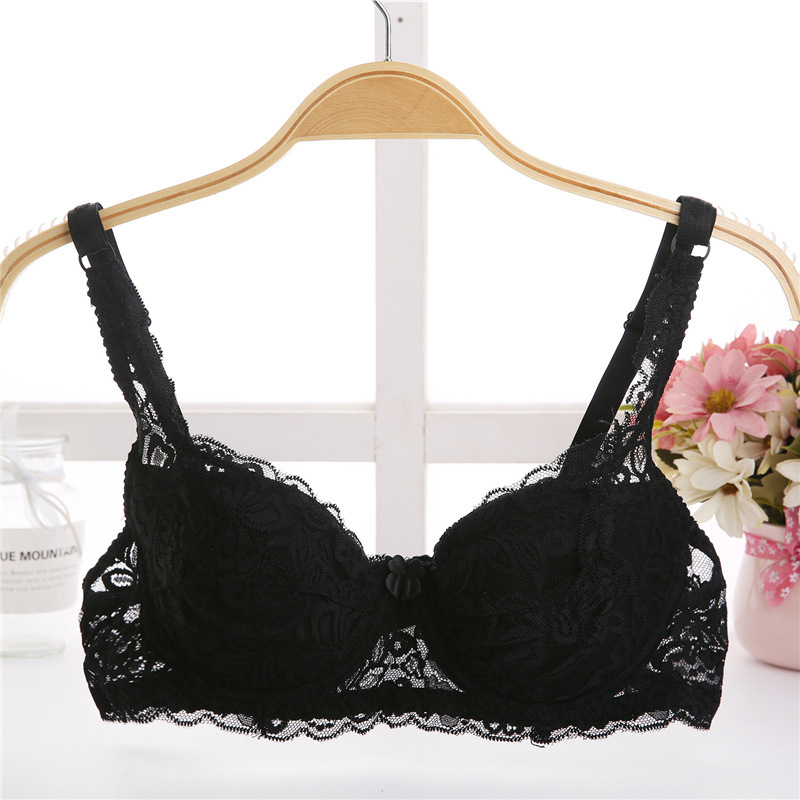 Title 10, Thin Breathable Plus Size Lace Push Up Adjustin...