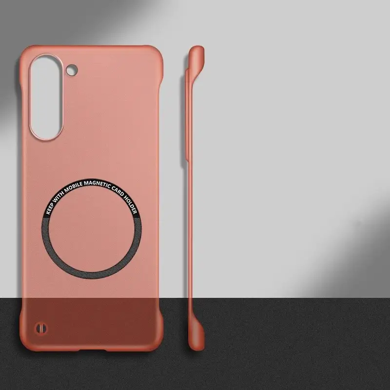 Translucent Magnetic Suction Frameless Phone Case