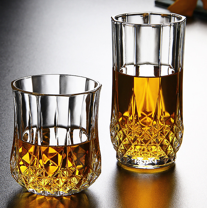 Title 5, Home Whiskey Glass Creative Crystal Mug Elegant...