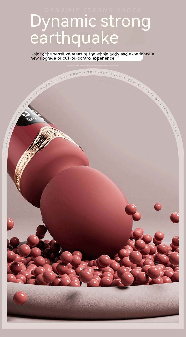 Powerful Shock Big Head AV Stick Women's Toy Multi-frequency Instant Climax Masturbation Device 10