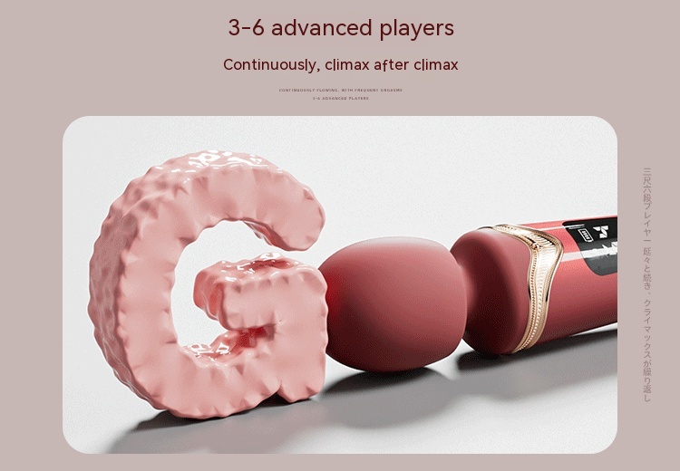 Powerful Shock Big Head AV Stick Women's Toy Multi-frequency Instant Climax Masturbation Device 19