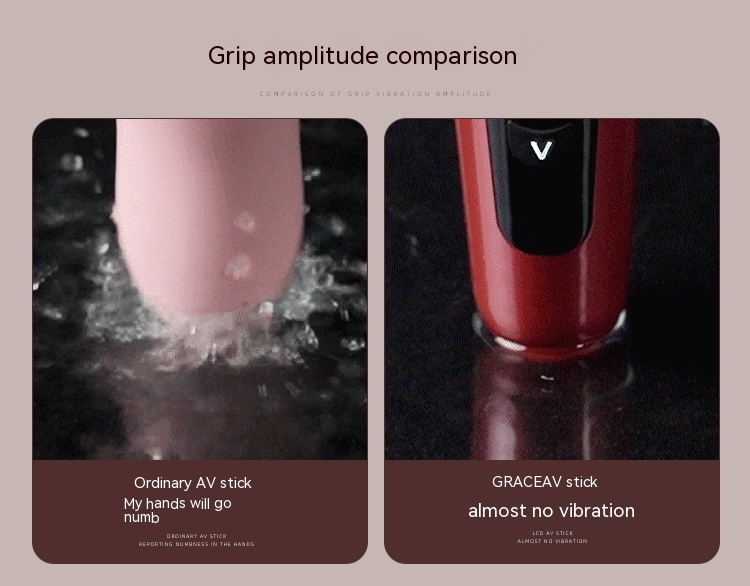 Powerful Shock Big Head AV Stick Women's Toy Multi-frequency Instant Climax Masturbation Device 27