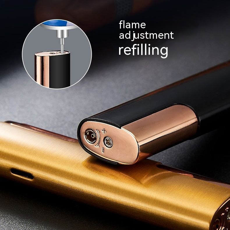 Lightweight Direct Punch Red Flame Lighter 12