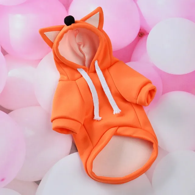 Cat Puppy Autumn Sweater Chihuahua Bichon Orange - Shop at LoveMi