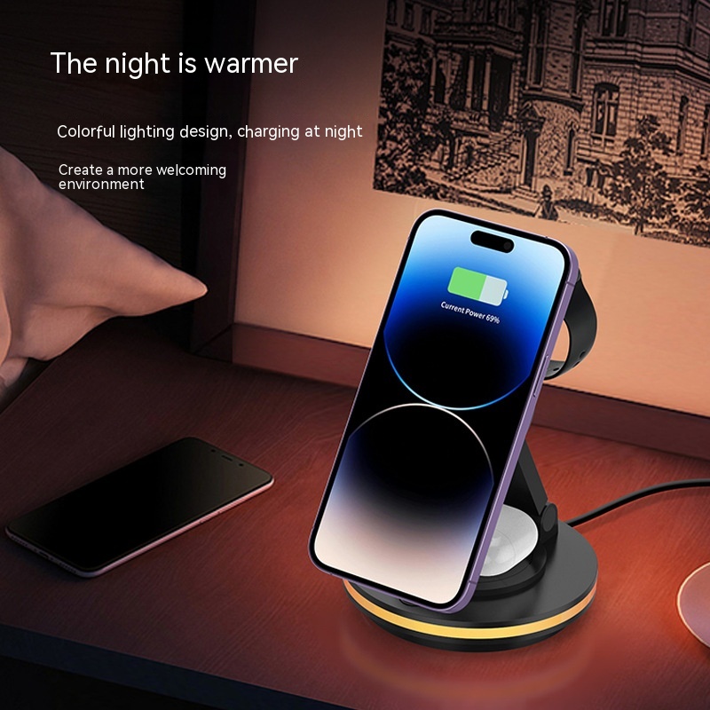 Magnetic Folding Wireless Charging Bracket - Image 2
