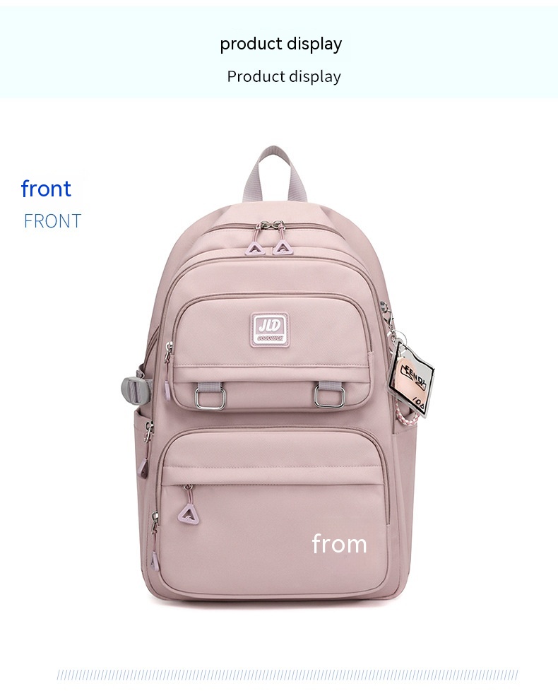 Title 1, Girls Large Capacity Backpack Perfect for Scho...