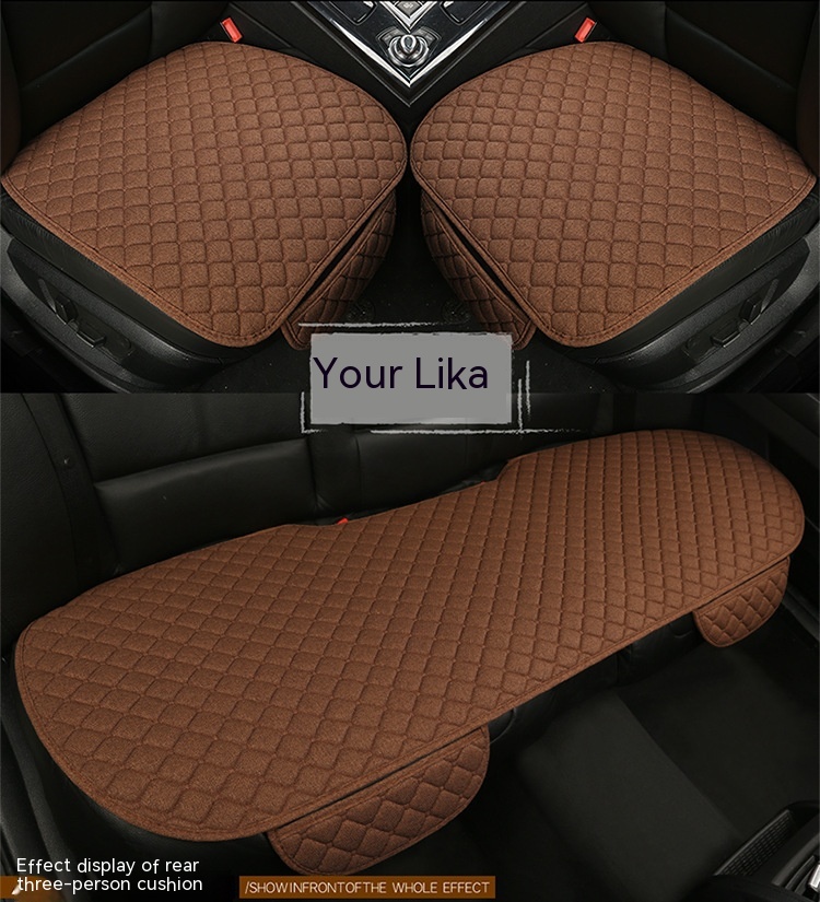 Linen Car Seat Cushion Universal Car Cushion 36