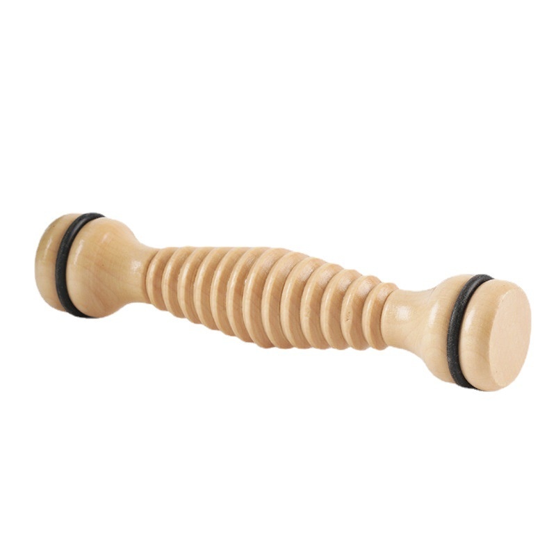 Wood Stick Abdominal Leg Fitness Yoga Roller 20