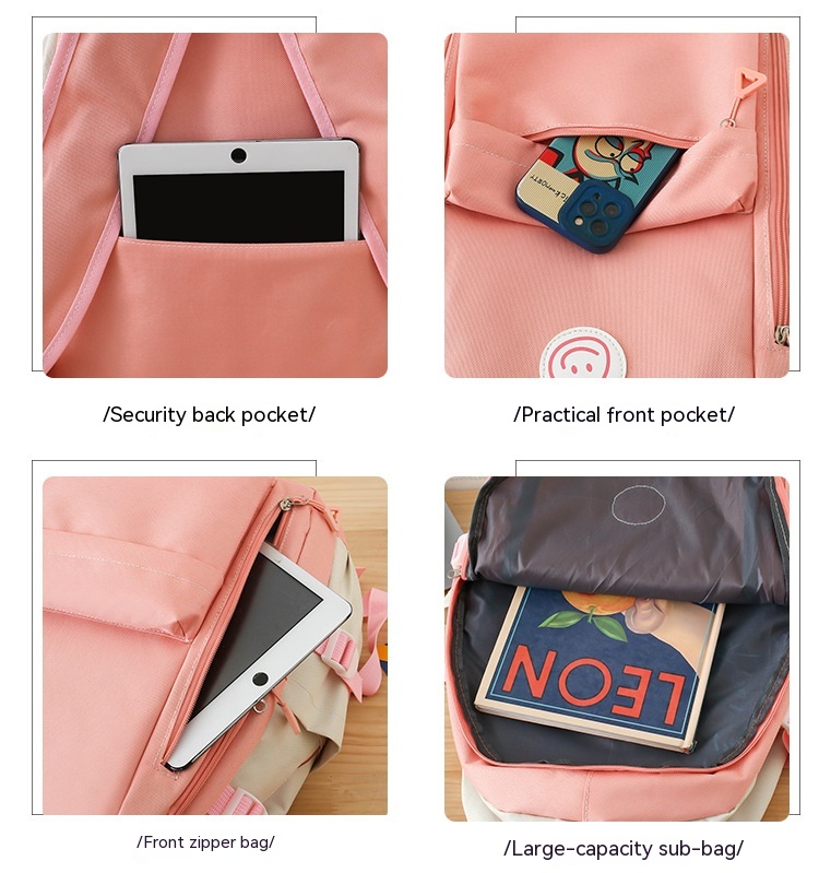 Leisure Student Backpack Five Piece Set — foto 23
