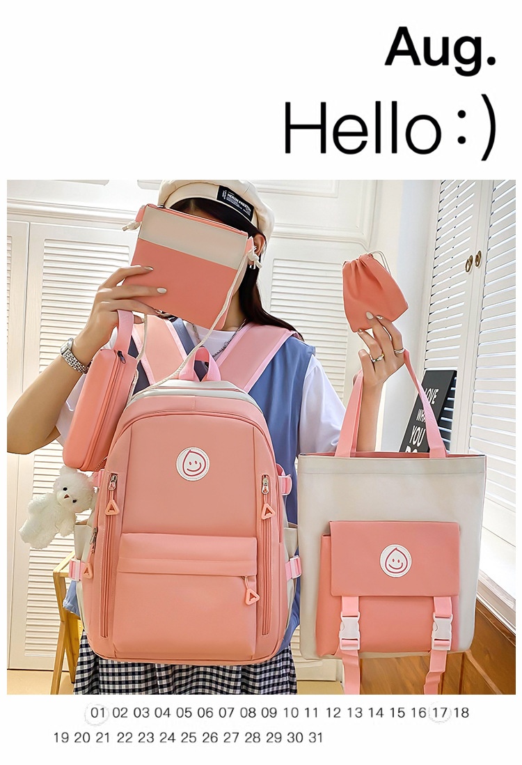 Leisure Student Backpack Five Piece Set — foto 2