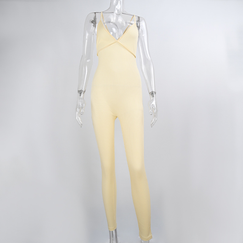 Women's Solid Color Fashion Regular Collar Jumpsuit