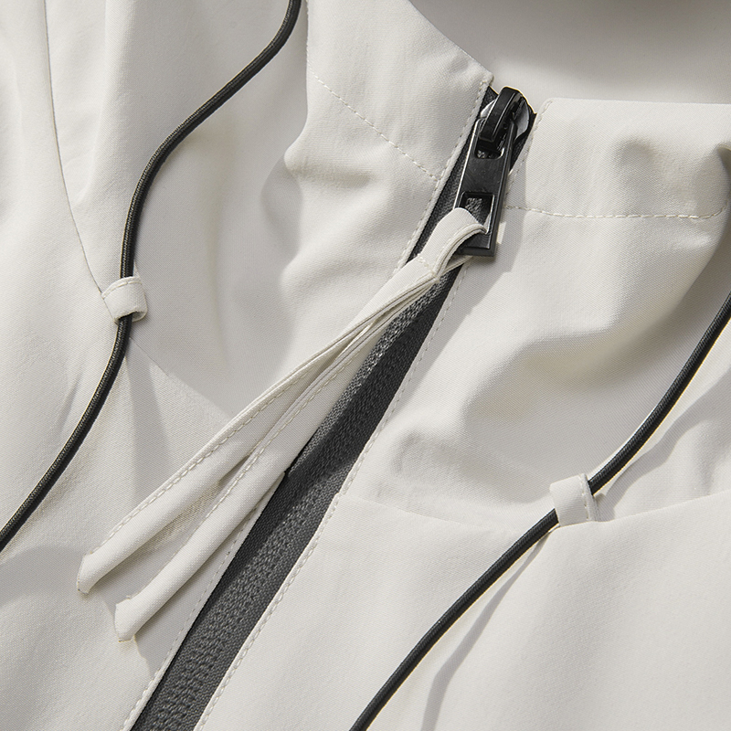 Solid Color Shell Jacket Men's Coat