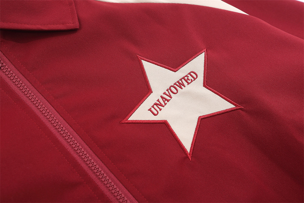 Men's Spring And Autumn Sports Loose Casual Polo Collar Pilot Baseball Uniform Fashion