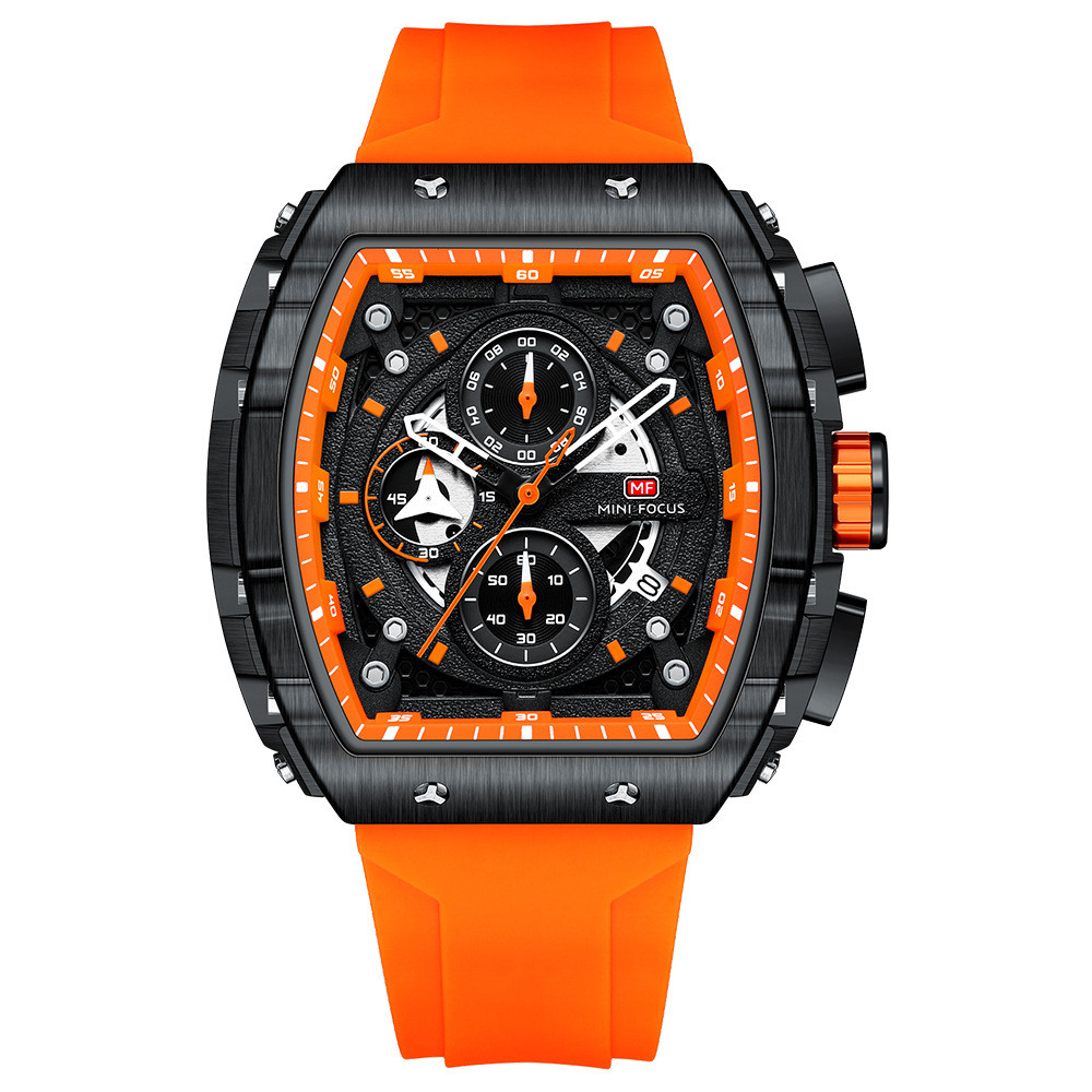 Title 4, Montre homme Tonneau Style Outdoor étanche. Des...