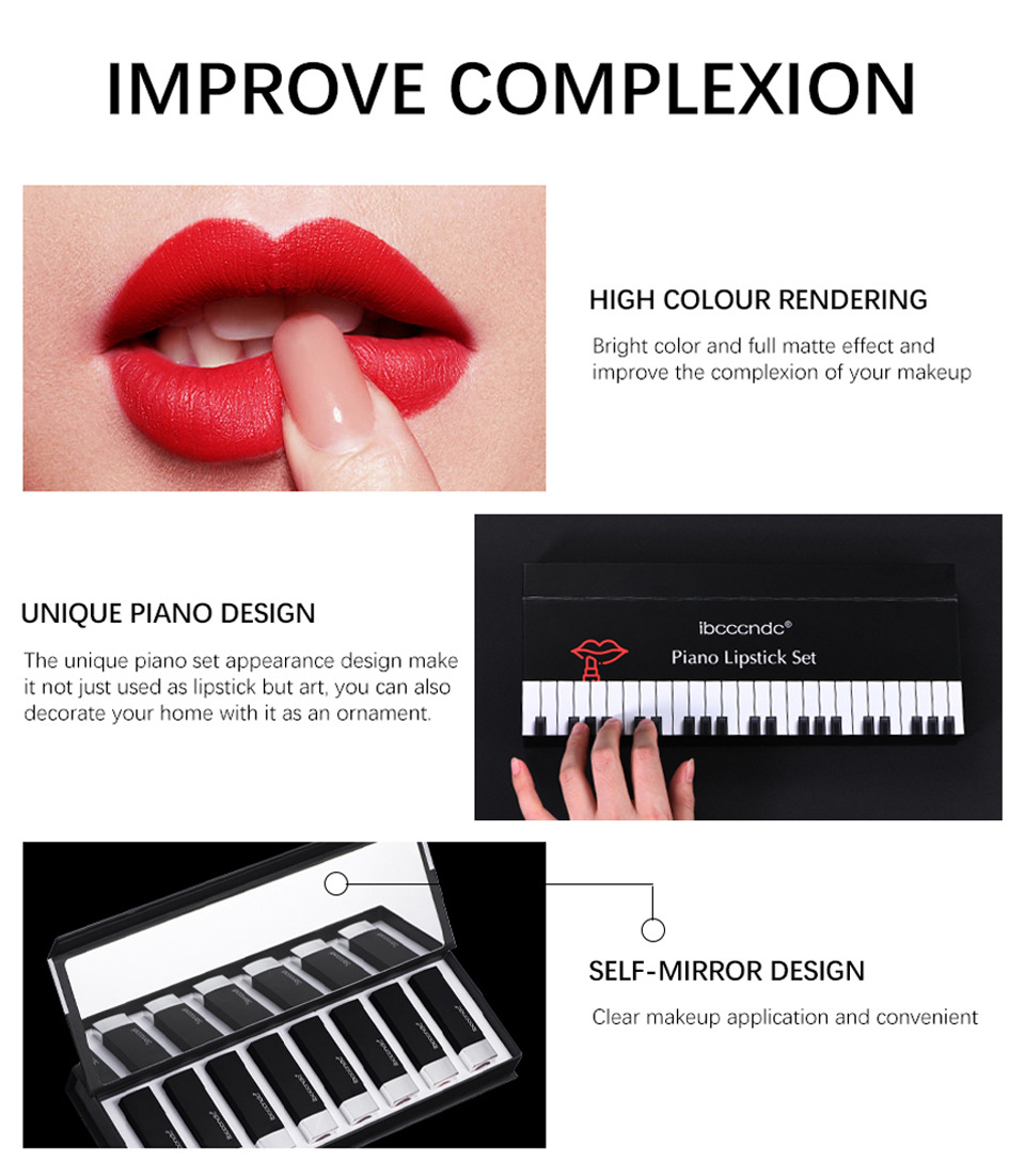 Title 7, Piano Lipstick Kit Velvet Matte