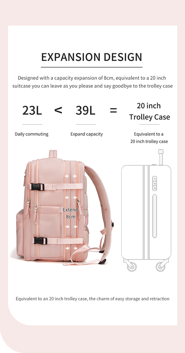 Dry Wet Separation Backpack Large Capacity Leisure Fashion Schoolbag