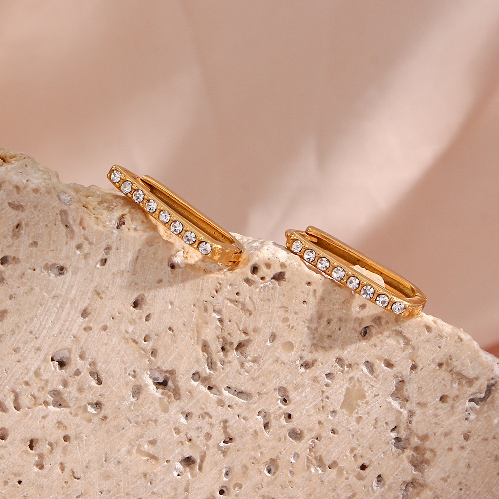 Title 5, Maya Gold Hoop Earrings