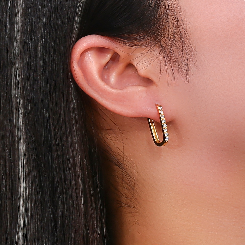 Title 8, Maya Gold Hoop Earrings