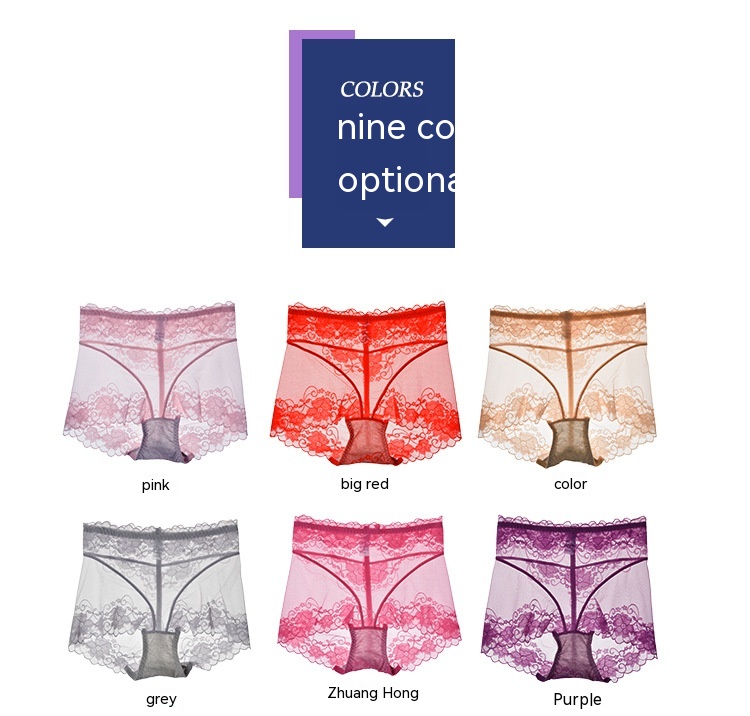 Title 10, Culotte en dentelle taille haute sans couture p...