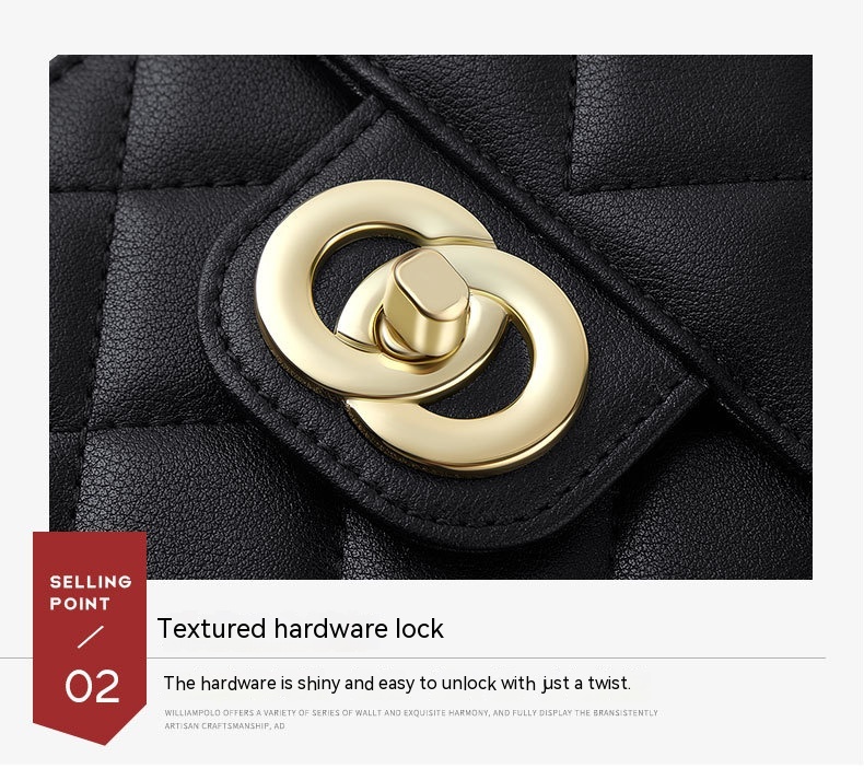 Women's Leather Mini Women's Bag Classic Mobile Phone Bag Messenger Bag 13