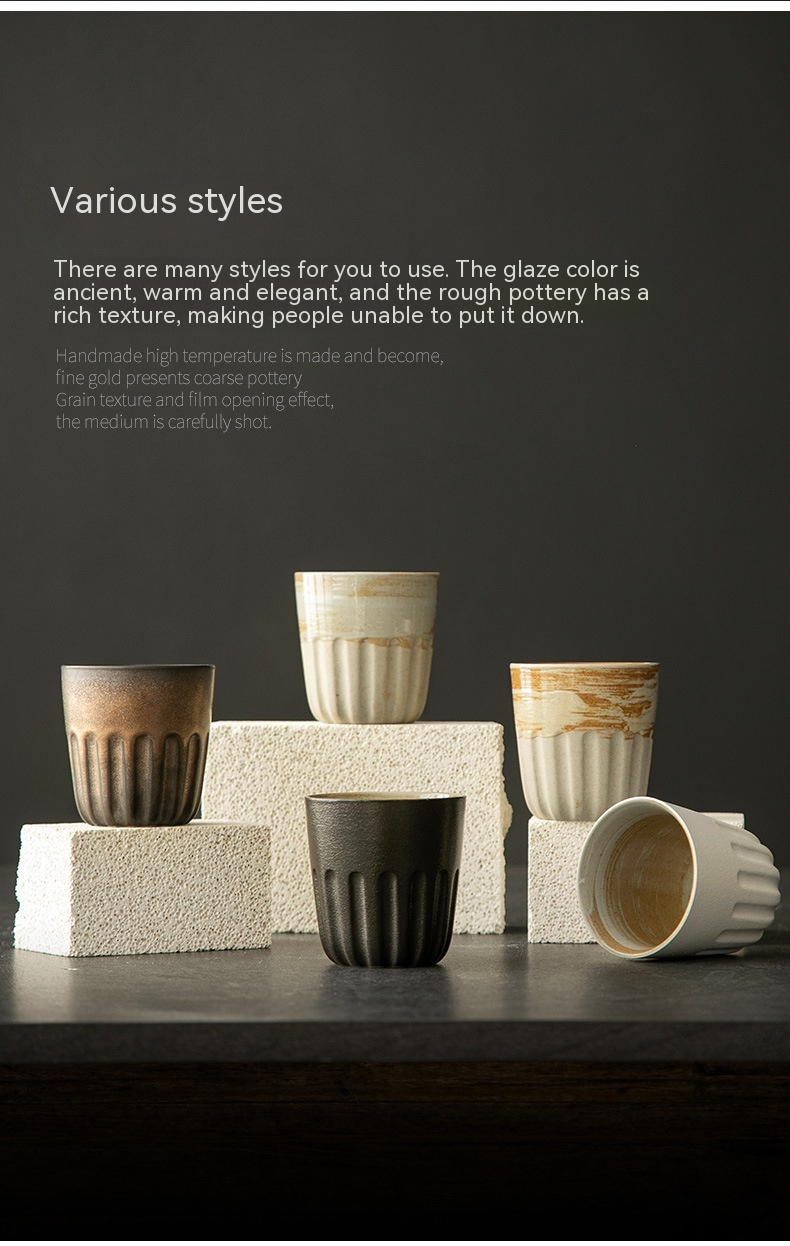 Creative Stoneware Japanese Large Tea Cup