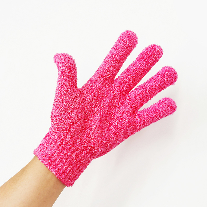 Title 6, Household Bath Candy-colored Five-finger Gloves