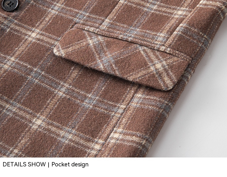 Men's Suit Jacket Single-row Two-button Casual Slim-fitting Suit Top