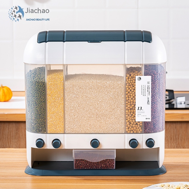 Sealed Kitchen Cereals Separated Storage Box — foto 25