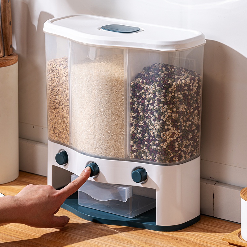 Sealed Kitchen Cereals Separated Storage Box — foto 10