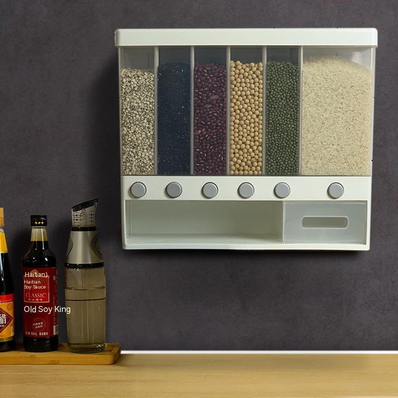Sealed Kitchen Cereals Separated Storage Box — foto 13