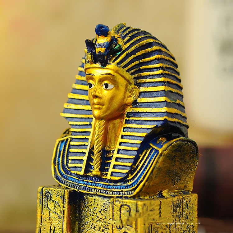 Creative Ancient Egypt Backflow Incense Burner Resin Crafts Home Buddha Ornament — foto 4