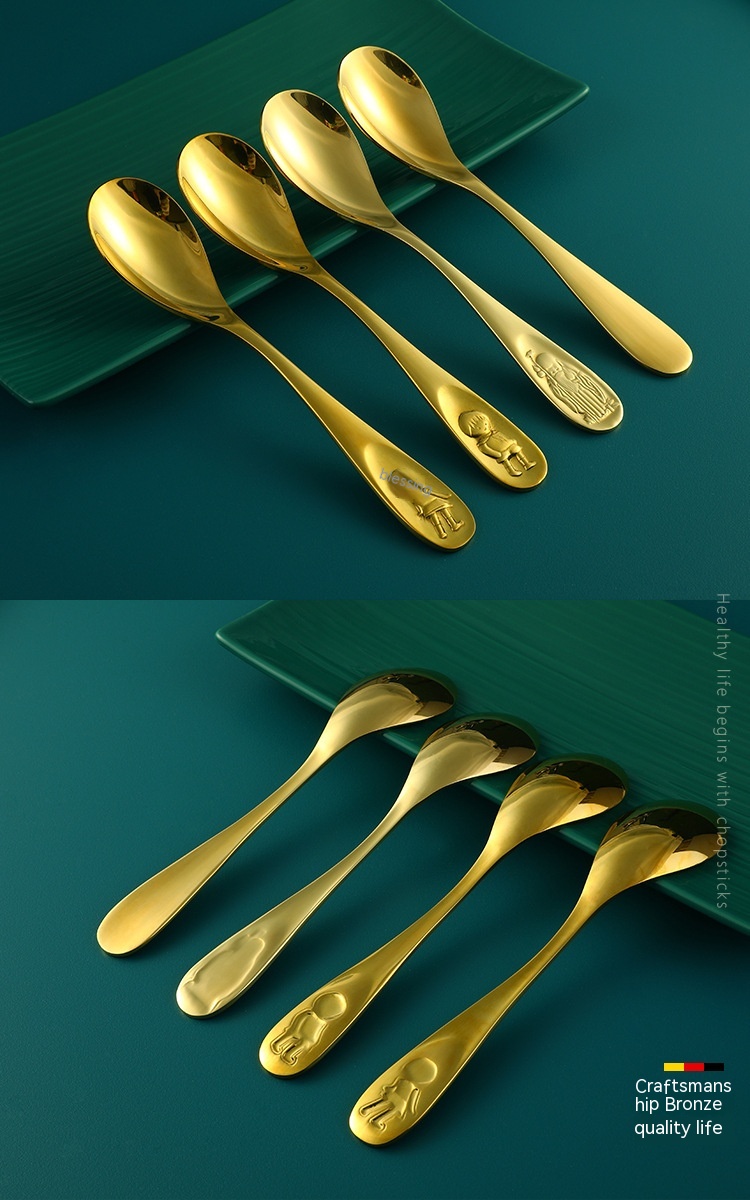 Title 7, Pure Copper Spoon Brass Solid Thickening