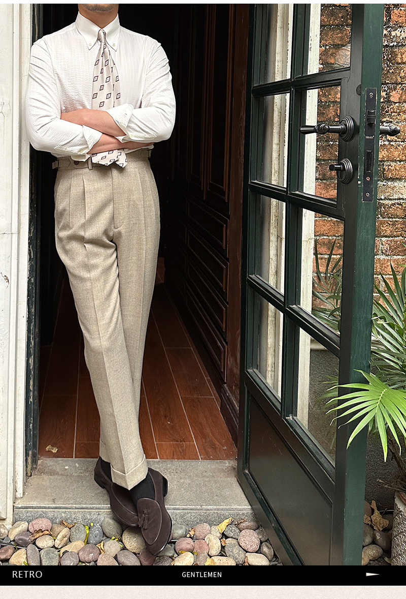 Men's Breathable Casual Seersucker Long-sleeved Shirt