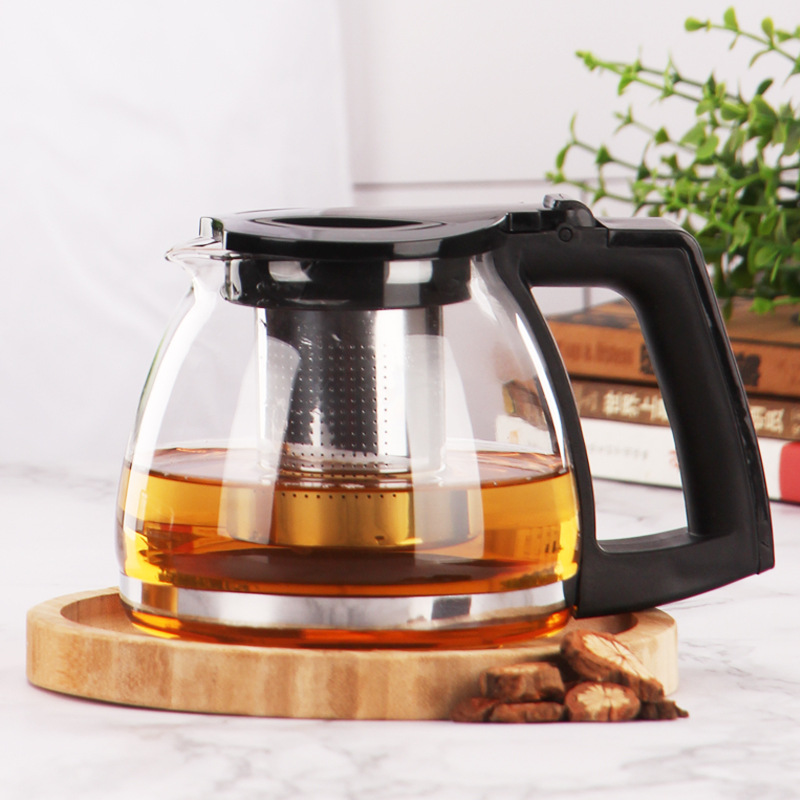 High Temperature Resistant Thickened Glass Scented Teapot
