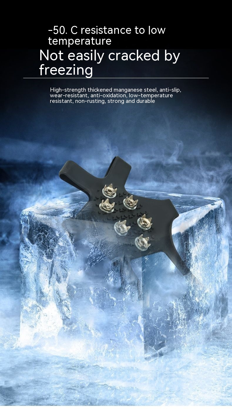 Outdoor Mountaineering Ice Fishing Snow Crampons Non-slip Shoe Cover - Image 6