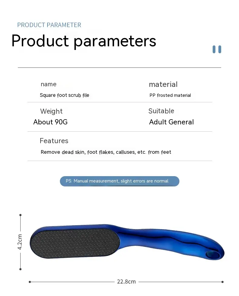 Exfoliating Calluses Nano Glass File Pedicure Tool