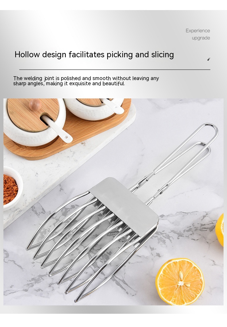 Title 8, Stainless Steel Slicer Ham Bread Barbecue Cutter