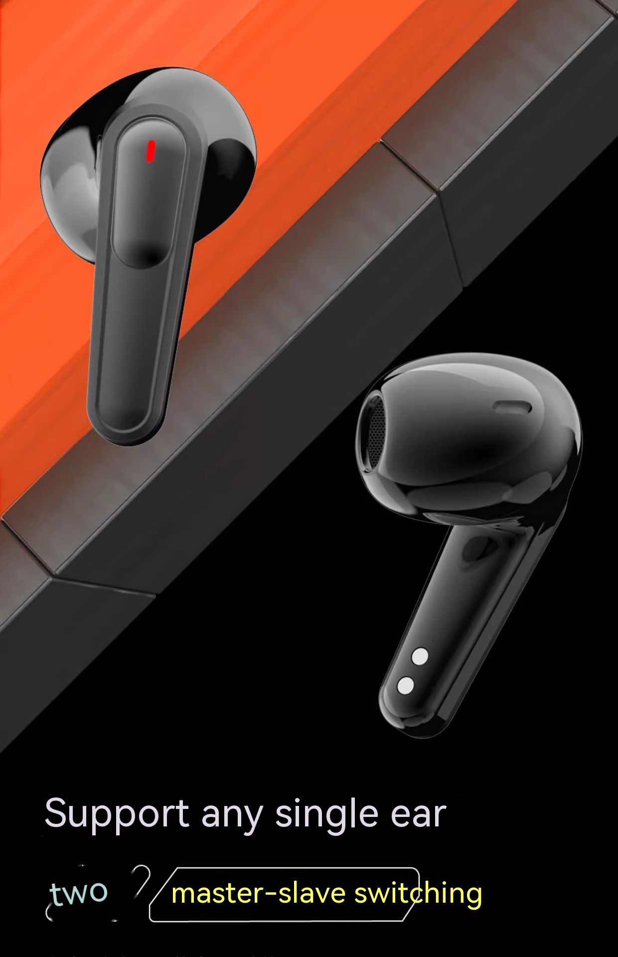 Wireless Binaural New Smart Digital Display Noise-reduction Bluetooth Headset - Image 14